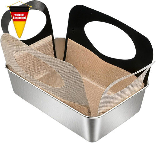 Edelstahl brotbackform - edelstahl,