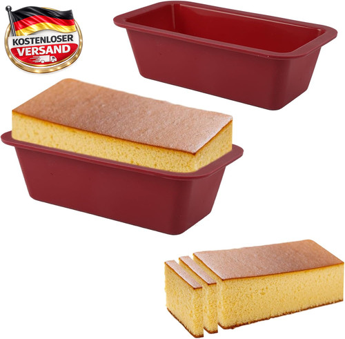 Silikon brotbackform 2er set - silikon,
